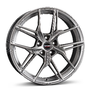 JANTE BORBET QX 8X19 ET50 5X112 HYPER BLACK SILVER 57,1