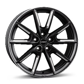 JANTE BORBET LX19 8X19 ET45 5X114,3 BLACK MATT SILVER SPOKE RIM 72,5 - Imagem Secundária 1