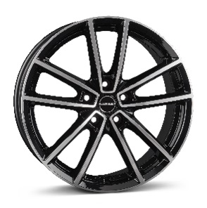 JANTE BORBET W 8,5X21 ET45 5X108 BLACK POLISHED GLOSSY 72,5