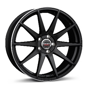 JANTE BORBET GTX 10X20 ET35 5X112 BLACK RIM POLISHED MATT 66,5 - Imagem Secundária 1