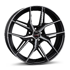 JANTE BORBET QX 8X19 ET50 5X108 BLACK POLISHED MATT 72,5