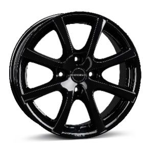 JANTE BORBET LV4 5,5X15 ET45 4X100 BLACK GLOSSY 64